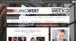 Desktop Screenshot of klangwert.net